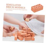 ibasenice 20pcs Miniature Brick Models Shape Simulated Bricks for DIY Micro Landscaping Sand Table Architectural Building Decor