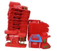 ibasenice 20pcs Miniature Forest Treehouse Models DIY Tiny Houses for Fairy Garden Ornaments Compact Micro Landscape Accessories for Terrariums Bonsai and Sand Table Decor