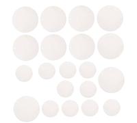 ibasenice 20Pcs Natural Round Seashell Pieces with Holes for DIY Jewelry Making Handmade Wind Chime and Earring Charms Shell Slices for Crafting Pendants and Home Decor