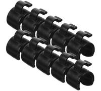 ibasenice 20pcs Plastic Cable Fixing Holder Clips for Microphone Stand and Pole with 25mm Wire Diameter Lightweight and Easy to Install Cable Clips during Live Streaming and Recording