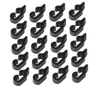 ibasenice 20pcs Plastic Cage Clips for Pet Fence Connecting Wire Cage Buckle Locks for Cat Rabbit Easy Install Quick Release Clips for DIY Assembly and Secure Pet Enclosures