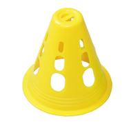 ibasenice 20pcs Plastic Roller Skating Training Cones Assorted Color Hollow Roadblock Markers Sports Agility Cones for Skill Improvement and Boundary Setting