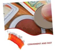 ibasenice 20pcs Plastic Scratch Off Keychain Tool Scoop Shape Portable Scratcher for Lotto Tickets Cards Voucher Code Revealing Scratch Card Remover