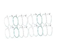 ibasenice 20pcs Professional Guzheng Replacement Kit Acoustic Guitar String Multipurpose Metal Wire String for Stringed Instrument Parts for Practice Sessions