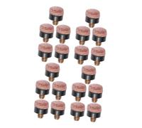 ibasenice 20pcs PU Screw Pool Cue Tips Replacement for Billiards and Snooker Durable High Density PU Tips for Cue Stick Maintenance Easy Installation for Casual and Competitive Players