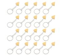 ibasenice 20pcs Realistic Cheese Keychain Set, Resin Mini Food Backpack Charm Pendants, Creative Imitation Cheese Bag Accessories for Party and Decoration