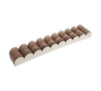 ibasenice 20pcs Scalloped Edge Decorative Wood Molding Trim for Cabinet Door Frame, Wooden Craft Borders with Sturdy and Versatile Application, for Parent Interaction and Home Decoration