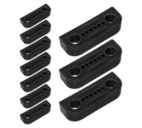 ibasenice 20pcs Silicone Car Door Latch Protective Cover Pad for Car Door Lock with Enhanced Protection and Noise Reduction, Waterproof Sturdy Shock-absorbing Silicone Pads for Universal