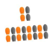 ibasenice 20pcs Silicone Drumstick Caps Mute Tips for Drums Noise Reducing Drumstick End Covers Practice Tips Drum Accessories