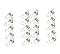 ibasenice 20pcs Silver Snarling Trumpet Cleaning Brushes Trumpet Drain Parts Watergate Key Accessories Quality Material