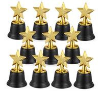 ibasenice 20Pcs Star Trophies for Durable Plastic Race Award Cups for Parties Classroom Prizes and Competitions High Encouraging Recognition for Young
