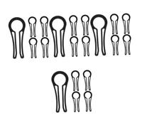 ibasenice 20pcs Stove Knob Locks for Safety Prevent Accidental Gas Stove Activation Protective Covers for Kitchen Oven Use Essential Safety Device