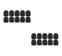 ibasenice 20pcs Thicken Voice Tube Cover Microphone Protector for Ktv Singing Accessory Protect Your Microphone This Cover