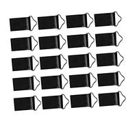 ibasenice 20pcs Trampoline Triangle Rings Buckles Strap Durable Crack Resistant Bungee Bed Accessories for Jumping Safety and Bounce Improvement