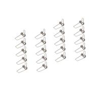 ibasenice 20pcs Trumpet Drain Clique Replacements Draining Components for Instrument Spring Shock Accessories for Use Silver Snarling Trumpet