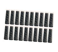 ibasenice 20pcs Violin Scale Stickers Learn Violin Finger Guide Fretboard Indicator Black Markers