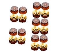 ibasenice 20pcs Volume Knob Guitar Bass Electric Bass Guitar Potentiometer Hat for Replacement