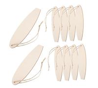 ibasenice 20pcs Wooden Surfboard Hanging Ornaments DIY Craft Wood Cutout Signs for Surfing Decor Unfinished Rustic Beach Objects for Coastal Home and Nautical Wall Decorations