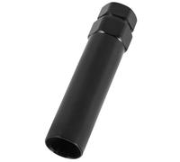 ibasenice 21mm 3/4 Drive Impact Lug Nut Socket Thin Hexagon Wheel Hub Nut Socket Black Hex Spline for Automotive Tire Repair and Maintenance