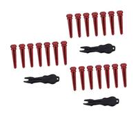 ibasenice 21pcs Guitar Tuning Pegs for Acoustic Guitar String Winder Bridge Easy to Use Accessories