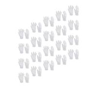 ibasenice 24 Pairs White Cotton Working Gloves for Labour Protection