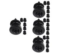 ibasenice 24pcs Acoustic Electric Guitar Accessory Schaller Style Strap Locks Locking Button Bass Guitar Straps System