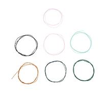 ibasenice 24pcs Acoustic Guitar Strings Replacement for Folk Guitar Gauge Metal Material for Professional Guitarists