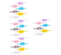 ibasenice 24pcs Boy Girl Cloth Headbands for Boy Girl Flower Design Hair Bands Light for Newborns Toddlers Adorable Hair Accessories for Any Occasion