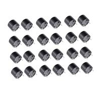 ibasenice 24pcs Electromagnetic Buzzer Continuous Tone Alarm for Electric Appliances Computers Printers Photocopiers Electronic Compact Design