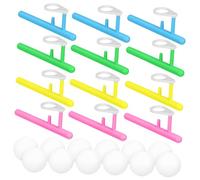 ibasenice 24pcs Floating Blow Ball Game with Bright Colors No Contact Balance Blowing for Family Parties and Educational Indoor Outdoor Play Portable Montessori Fun for All Ages