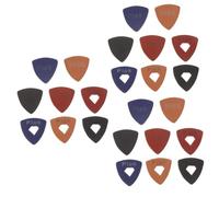ibasenice 24pcs Guitar Plectrums for Acoustic Electric Ukulele Replacement Thick Guitar Picks for Practice Stage