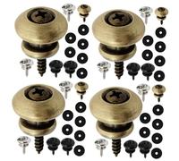 ibasenice 24pcs Guitar Strap Locks End for Electric Acoustic Guitars Bass Easy to Install Locking Mechanism Premium for Use for Musicians