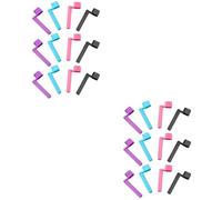 ibasenice 24pcs Guitar String Winder Tool Ergonomic Design for Easy String Replacement Multi-color Peg Winders for Acoustic Electric and Bass Guitars