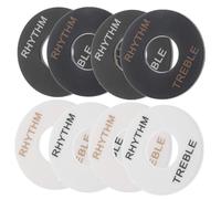 ibasenice 24pcs Guitar Washers for Electric Guitar Plastic Washer Ring Rhythm Treble Rings Replacement Instrument Parts for Accessories