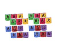 ibasenice 24pcs Halloween Ninja Snap Silicone Slap Bracelets Bulk for Party Favors Classroom Rewards Colorful Clapping Wrist Bands DIY Craft Soft Safe Silicone Wristlets for Birthday and