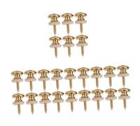 ibasenice 24pcs Mushroom Head Guitar Strap Locks Guitar Strap Buttons for Electric and Easy to Install Secure and Stable Connection