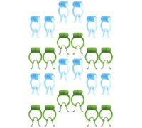 ibasenice 24pcs Nasal Breathing Training Clips Nose Stop Clips for Epistaxis Care Portable Nosebleeds Stoppers Suitable for Lung Breathing Exercise