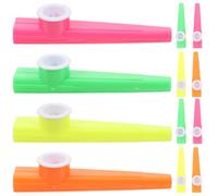 ibasenice 24pcs Plastic Kazoos for Musical Instruments Educational Flutes for Preschool All Ages and Music Lovers