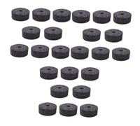 ibasenice 24pcs round Felt Washers for Cymbals Felt Pads for Drumming Practice Pads for Cymbal Stand Grey for Home Studio Use