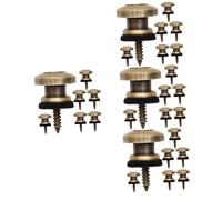 ibasenice 24pcs Strap Locks Replacement for Guitar Guitar Strap Buttons Quick Release System for Acoustic Electric Bass