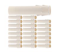 ibasenice 24pcs White Chandelier Candle Covers Candle Sleeves Replacement for Socket Holders Made of Pp and Ps Material with Clean Contemporary Design for Home Decor