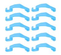 ibasenice 24pcs Wire Cage Clips for Small Animal Rabbit Hamster Gerbil Plastic Buckles Securing Clips Cage Door Latch for DIY Pet Fence Assembly