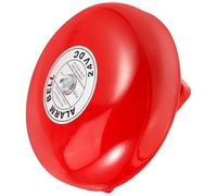 ibasenice 24v Industrial Fire Alarm Bell with High-volume Iron Construction, Reliable Security Alarm for Elevator and Factory Safety, Red Warning Chime for Emergency Use