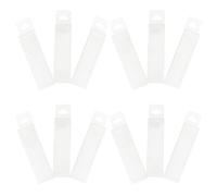 ibasenice 25pcs Clear Lip Balm Containers Portable Plastic Lip Balm Holders Small Transparent Lipstick Packaging Boxes for Travel Daily Use with Visible Window Design