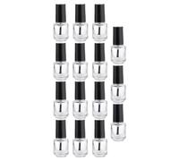 ibasenice 25Pcs Empty Nail Gel Containers Leak-Proof Nail Gel Storage Bottles with Brush Cap for Manicure Store Supplies