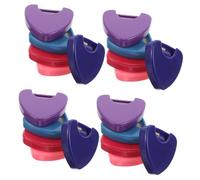 ibasenice 25pcs Guitar Pick Box Plectrum Holder Case Portable Storage for Acoustic Guitar Banjo Ukulele Colors