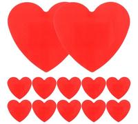 ibasenice 25pcs Heart-Shaped Adhesive Wounded Bandages Breathable Small Plasters for Face Fingertips Hypoallergenic Skin Care Outdoor Use