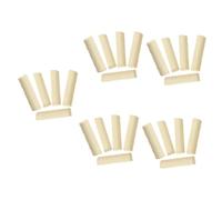 ibasenice 25pcs Slotted Mandolin Nut Wear-resistant String Nut Replacement for Musical Instrument Accessories Professional Mandolin Part