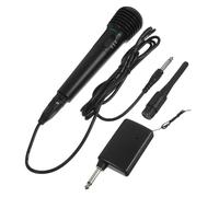 ibasenice 2in1 Handheld Wireless Microphone Kit Undirectional 6.3mm Jack 8-20m Range Random Color