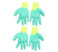 ibasenice 2Pairs Bite-resistant Pet Training Gloves for Hamsters Lightweight Skin-friendly Protective Gloves with Rational Finger Design for Secure Handling and Feeding Pets